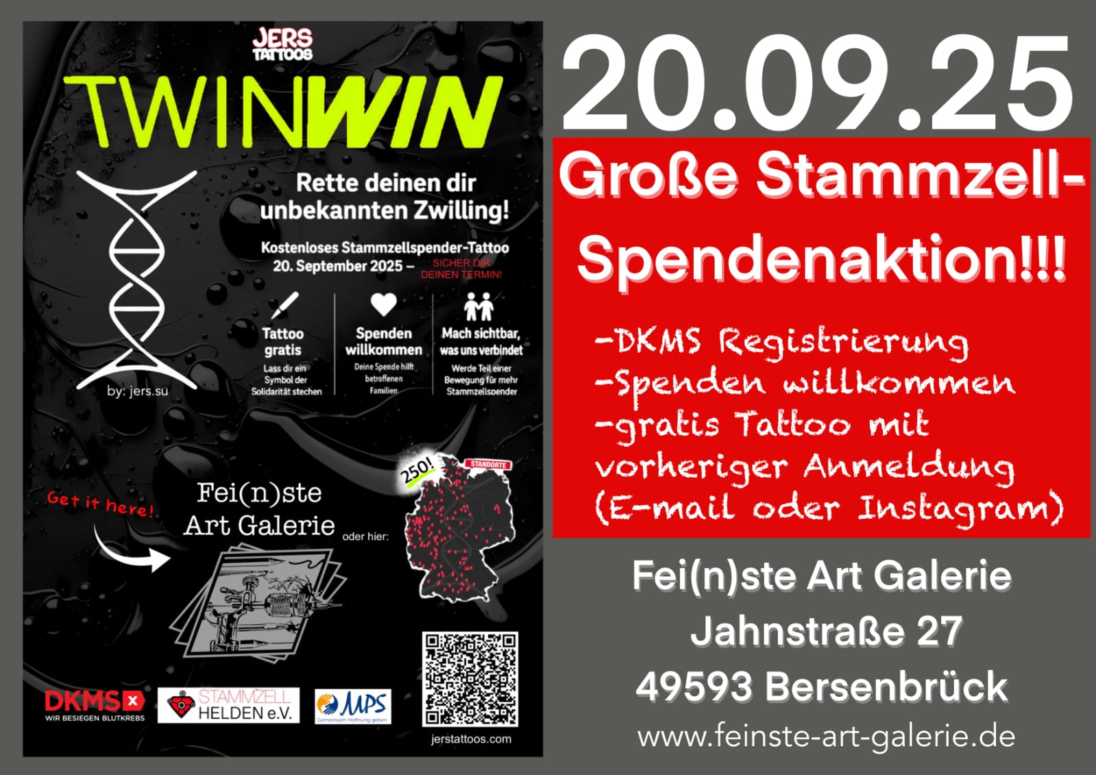 Stammzell-Spendenaktion 2025